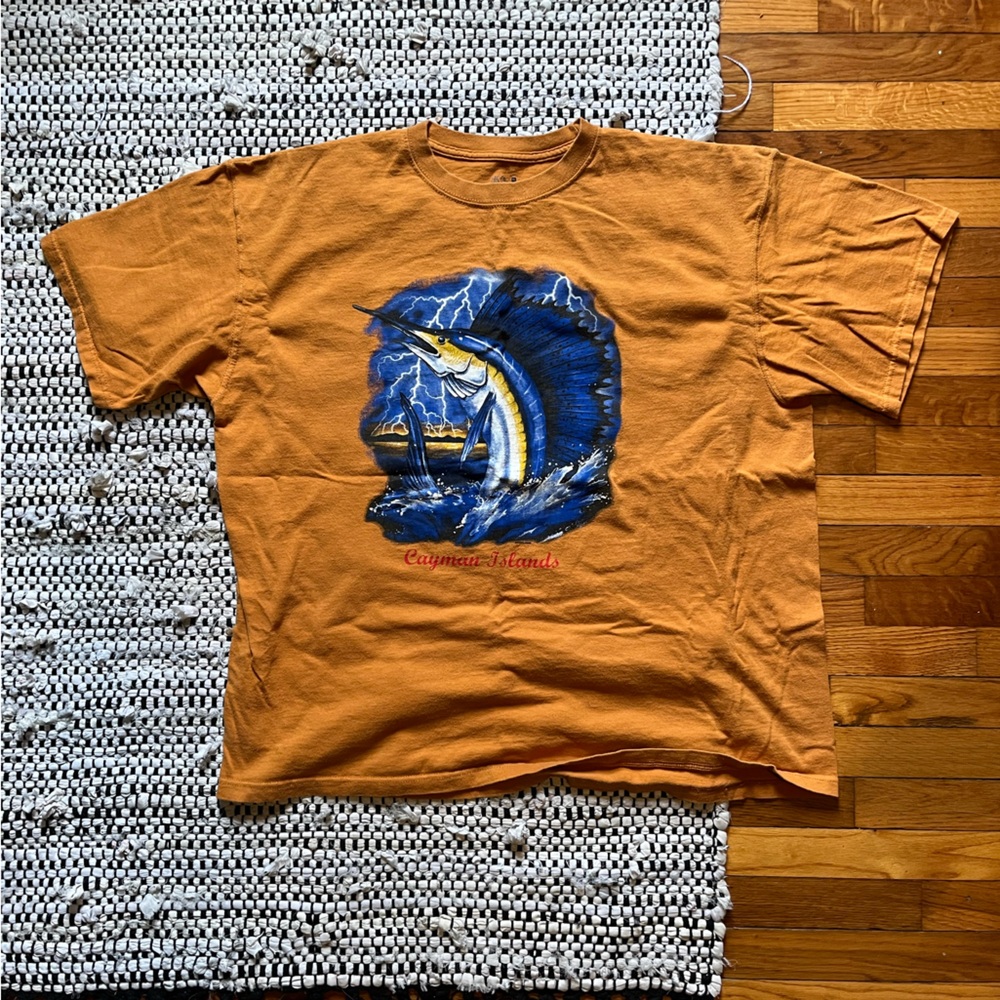 Vacation Swordfish Graphic Short Sleeve Tshirt